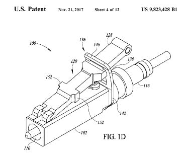 美国新金属LC连接器专利说明